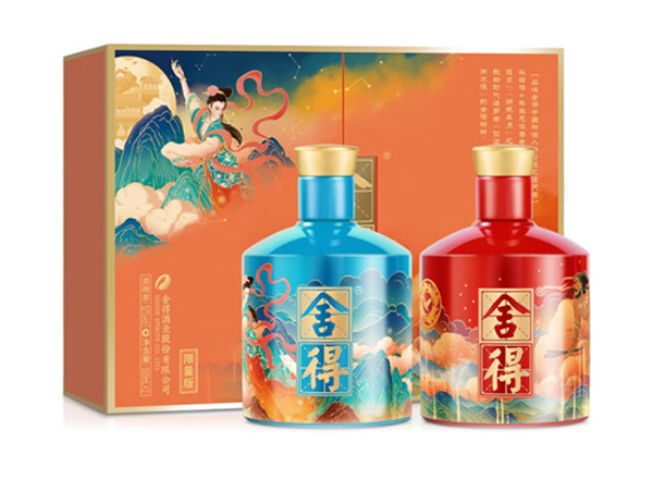 洛阳舍得酒回收艺术·舍得（追天者 夸父+嫦娥）