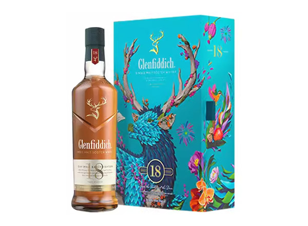 洛阳格兰菲迪回收格兰菲迪18年700ml春节礼盒装Glenfiddich苏格兰威士忌
