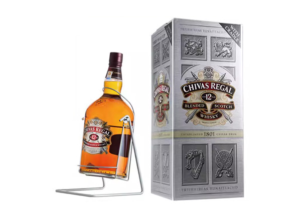 洛阳芝华士12年威士忌回收4500ml 9斤装4.5L进口Chivas Regal洋酒礼盒行情价格