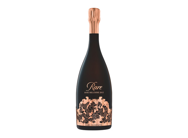 洛阳白雪香槟回收稀露香槟黑钻年份桃红香槟Rare Rose（礼盒装）