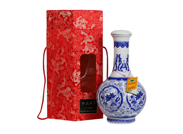洛阳咸亨黄酒回收珍品咸亨三十年花雕酒青瓷瓶盒装绍兴黄酒2.5L