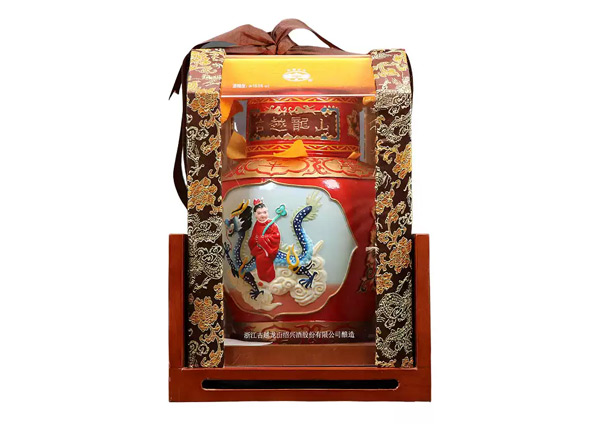 洛阳古越龙山黄酒回收古越龙山状元及第二十年陈酿2.5L工艺浮雕黄酒