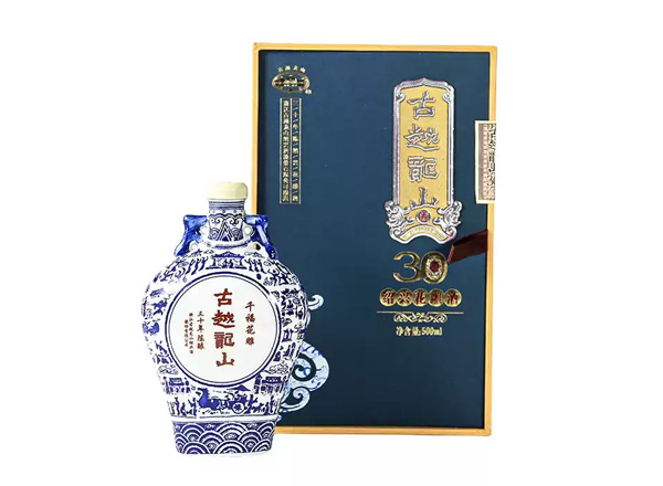 洛阳黄酒回收古越龙山黄酒千福花雕三十年陈酿绍兴花雕酒500ml礼盒装