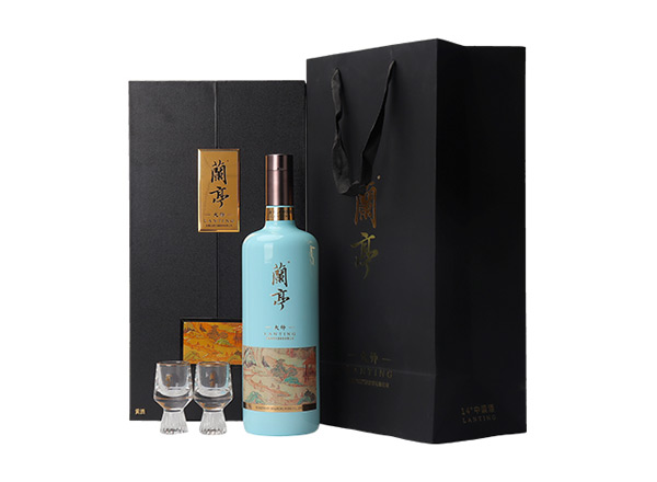 洛阳会稽山黄酒回收兰亭大师三十年陈酿1L礼盒装绍兴黄酒