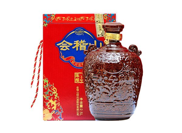 洛阳回收会稽山二十年黄酒陶坛20年陈酿2.5L花雕酒