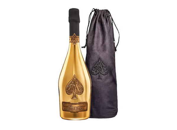 洛阳黑桃A香槟回收黑桃A黄金香槟金色瓶Armand de Brignac Brut