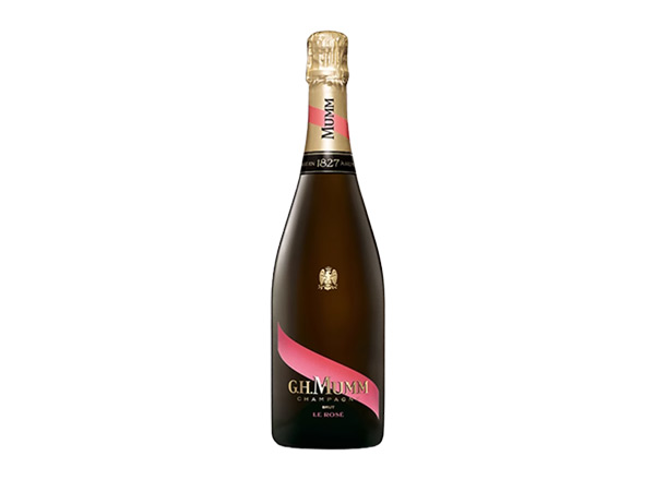 洛阳回收玛姆红带风尚版桃红香槟起泡酒 G.H. Mumm Le Rosé Brut