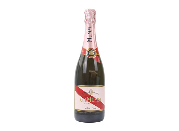 洛阳回收​玛姆红带香槟老款桃红玫瑰粉红玛姆香槟酒G.H. Mumm Brut Rose
